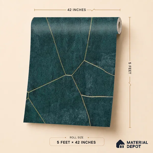 88601 | 5 Meter x 42 Inches Patterned Look Wallpaper - 57.41 Sq. Ft. | Minimum 15% wastage during installation