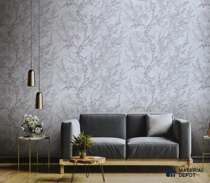 6006 | 10 Meter x 21 Inches Florals Look Wallpaper - 57.05 Sq. Ft. | Minimum 15% wastage during installation