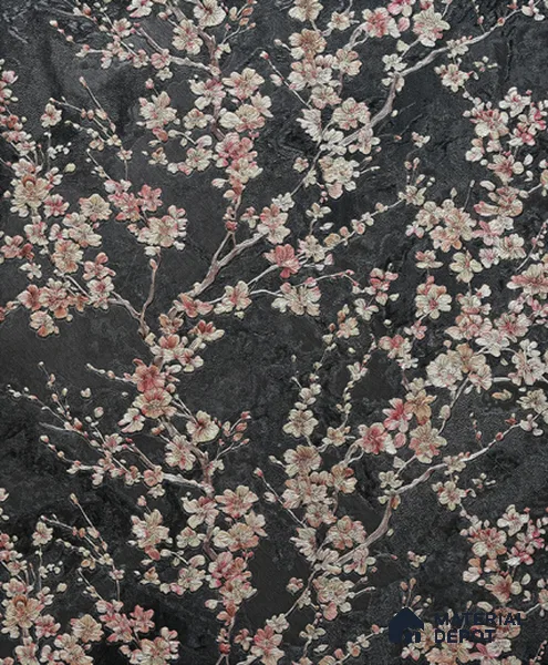 6012 | 10 Meter x 21 Inches Florals Look Wallpaper - 57.05 Sq. Ft. | Minimum 15% wastage during installation
