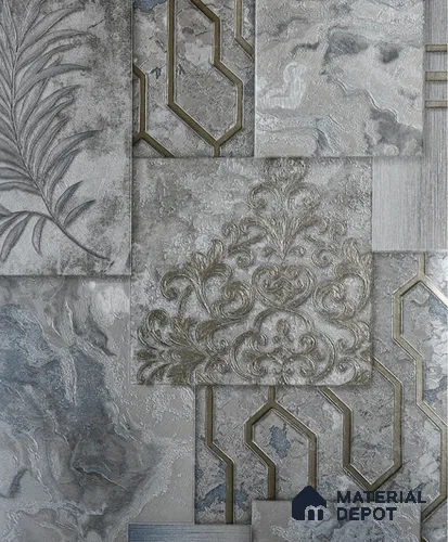 6017 | 10 Meter x 21 Inches Patterned Look Wallpaper - 57.05 Sq. Ft. | Minimum 15% wastage during installation