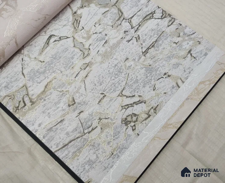888007 | 10 Meter x 21 Inches Texture Look Wallpaper - 57.05 Sq. Ft. | Minimum 15% wastage during installation