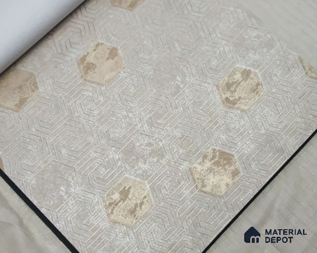 888012 | 10 Meter x 21 Inches Patterned Look Wallpaper - 57.05 Sq. Ft. | Minimum 15% wastage during installation