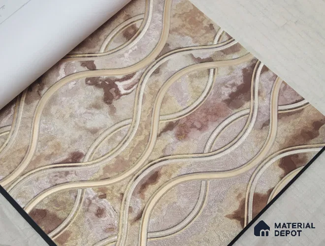 888020 | 10 Meter x 21 Inches Patterned Look Wallpaper - 57.05 Sq. Ft. | Minimum 15% wastage during installation