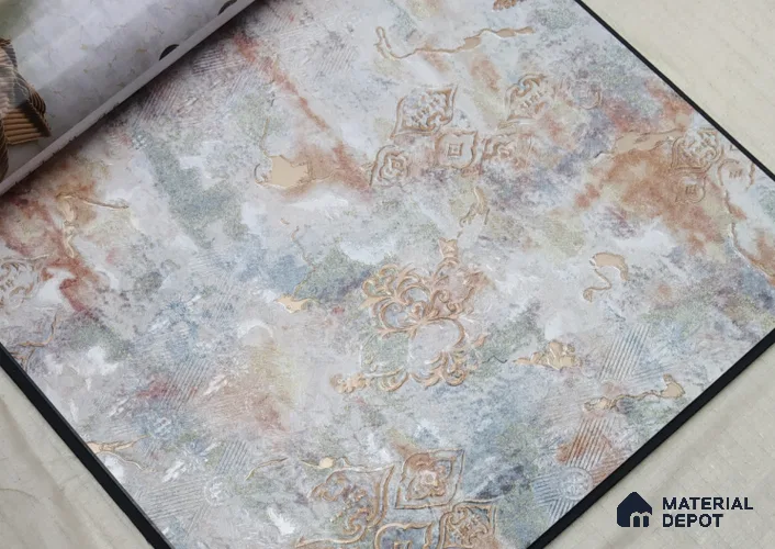 888048 | 10 Meter x 21 Inches Patterned Look Wallpaper - 57.05 Sq. Ft. | Minimum 15% wastage during installation
