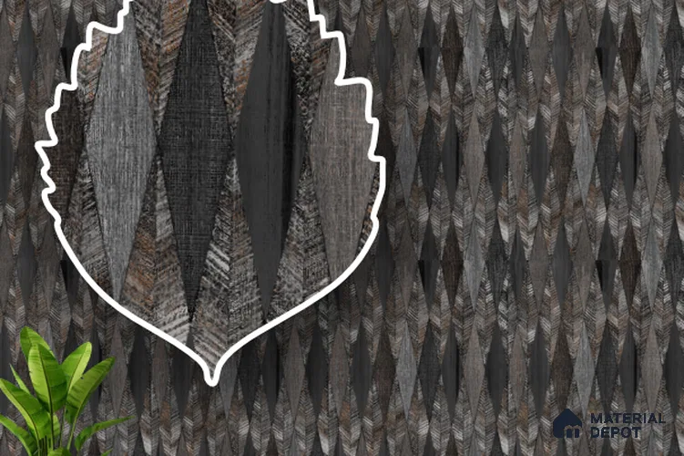 220301 | 10 Meter x 21 Inches Patterned Look Wallpaper - 57.41 Sq. Ft. | Minimum 15% wastage during installation