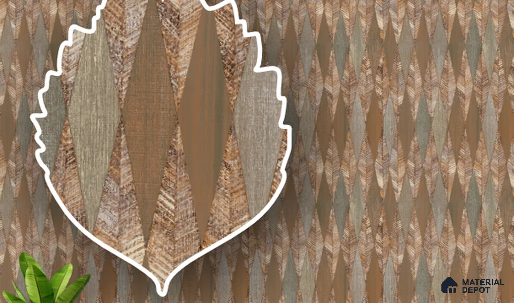 220322 | 10 Meter x 21 Inches Patterned Look Wallpaper - 57.41 Sq. Ft. | Minimum 15% wastage during installation