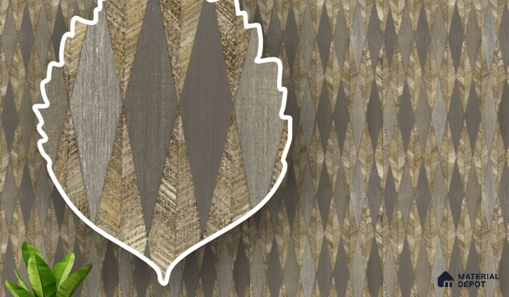 220327 | 10 Meter x 21 Inches Patterned Look Wallpaper - 57.41 Sq. Ft. | Minimum 15% wastage during installation