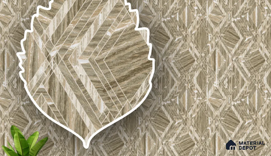 220324 | 10 Meter x 21 Inches Abstract Look Wallpaper - 57.41 Sq. Ft. | Minimum 15% wastage during installation