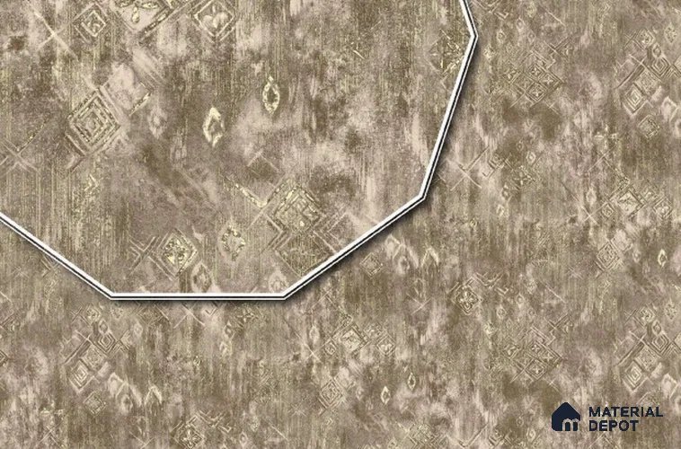 23726 | 10 Meter x 21 Inches Patterned Look Wallpaper - 57.05 Sq. Ft. | Minimum 15% wastage during installation