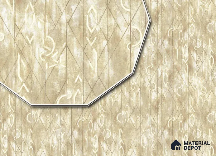 23740 | 10 Meter x 21 Inches Geometric Look Wallpaper - 57.05 Sq. Ft. | Minimum 15% wastage during installation