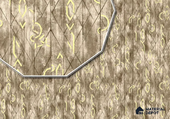 23741 | 10 Meter x 21 Inches Geometric Look Wallpaper - 57.05 Sq. Ft. | Minimum 15% wastage during installation
