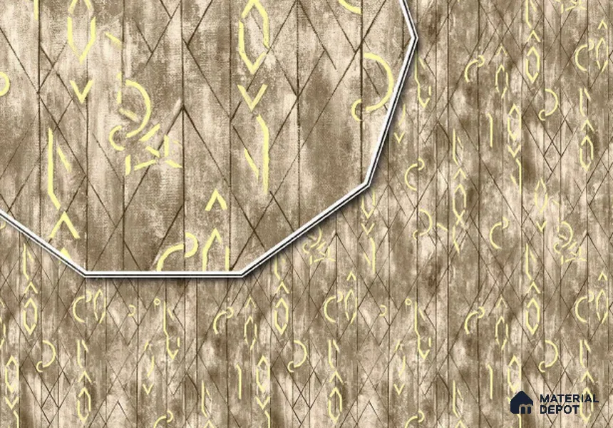 23741 | 10 Meter x 21 Inches Geometric Look Wallpaper - 57.05 Sq. Ft. | Minimum 15% wastage during installation
