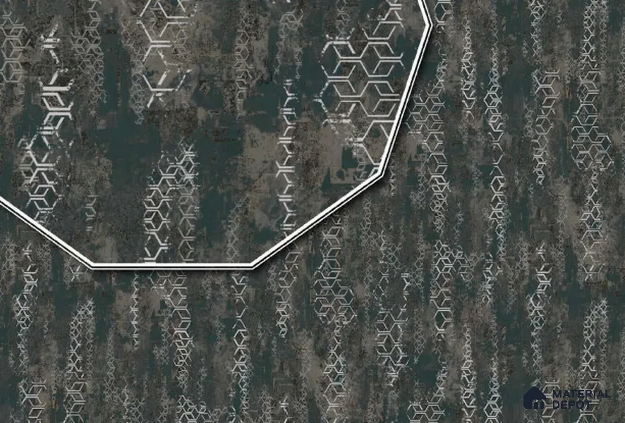 23745 | 10 Meter x 21 Inches Patterned Look Wallpaper - 57.05 Sq. Ft. | Minimum 15% wastage during installation