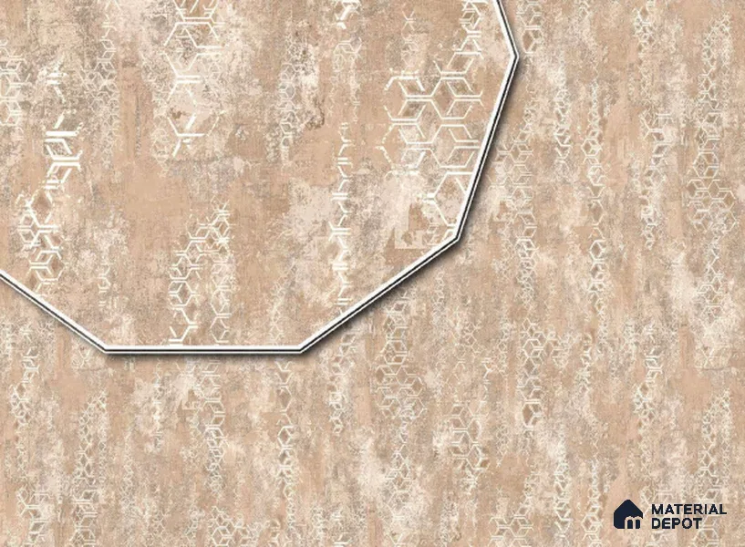23748 | Peach Rust Mottled Texture Patterned Wallpaper - 10 Meter x 21 Inches, 57.05 Sq. Ft. (Min. 15% Wastage)