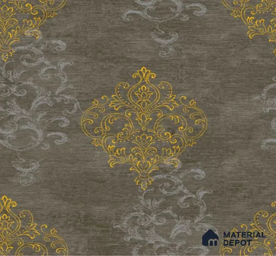 H4D99404 | 10 Meter x 21 Inches Damask Look Wallpaper - 57.05 Sq. Ft. | Minimum 15% wastage during installation