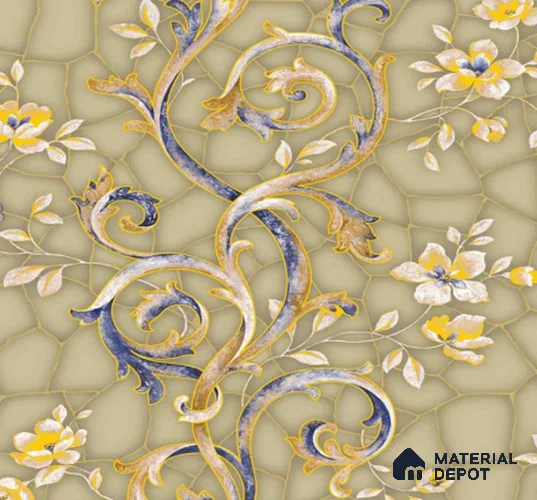 H4D99101 | 10 Meter x 21 Inches Patterned Look Wallpaper - 57.05 Sq. Ft. | Minimum 15% wastage during installation