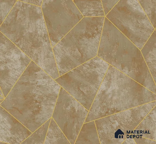 H1D0706 | 10 Meter x 21 Inches Geometric Look Wallpaper - 57.05 Sq. Ft. | Minimum 15% wastage during installation