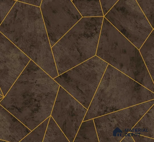 H1D0711 | 10 Meter x 21 Inches Geometric Look Wallpaper - 57.05 Sq. Ft. | Minimum 15% wastage during installation