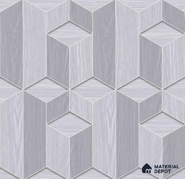 H3D881607 | 10 Meter x 21 Inches Geometric Look Wallpaper - 57.05 Sq. Ft. | Minimum 15% wastage during installation