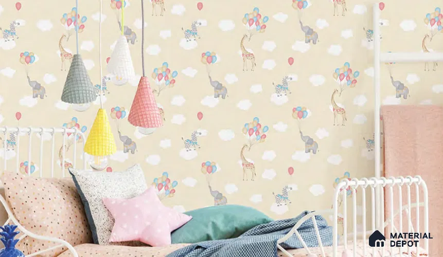 D2-3 | 10 Meter x 21 Inches Animal Print Look Wallpaper - 57.05 Sq. Ft. | Minimum 15% wastage during installation