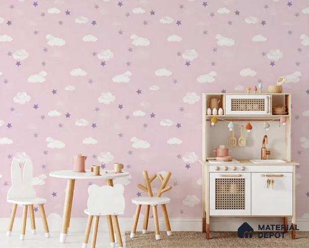 D3-1 | 10 Meter x 21 Inches Patterned Look Wallpaper - 57.05 Sq. Ft. | Minimum 15% wastage during installation