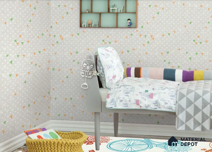 D17-2 | 10 Meter x 21 Inches Patterned Look Wallpaper - 57.05 Sq. Ft. | Minimum 15% wastage during installation