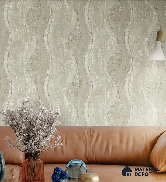 ES22404 | 10 Meter x 21 Inches Texture Look Wallpaper - 57.41 Sq. Ft. | Minimum 15% wastage during installation