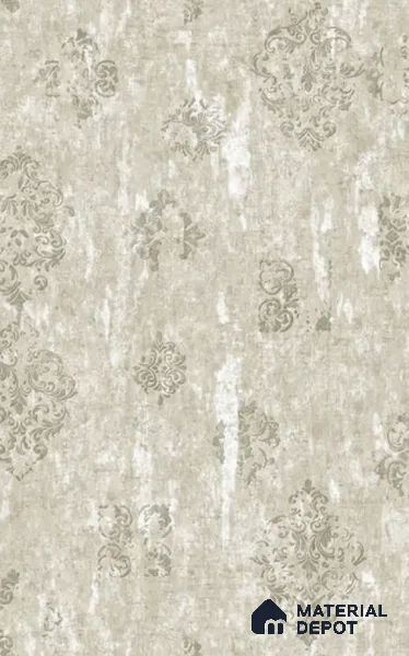 ES23503 | Beige Faded Medallions Textured Wallpaper - 10 Meter x 21 Inches, 57.41 Sq. Ft. (Min. 15% Wastage)