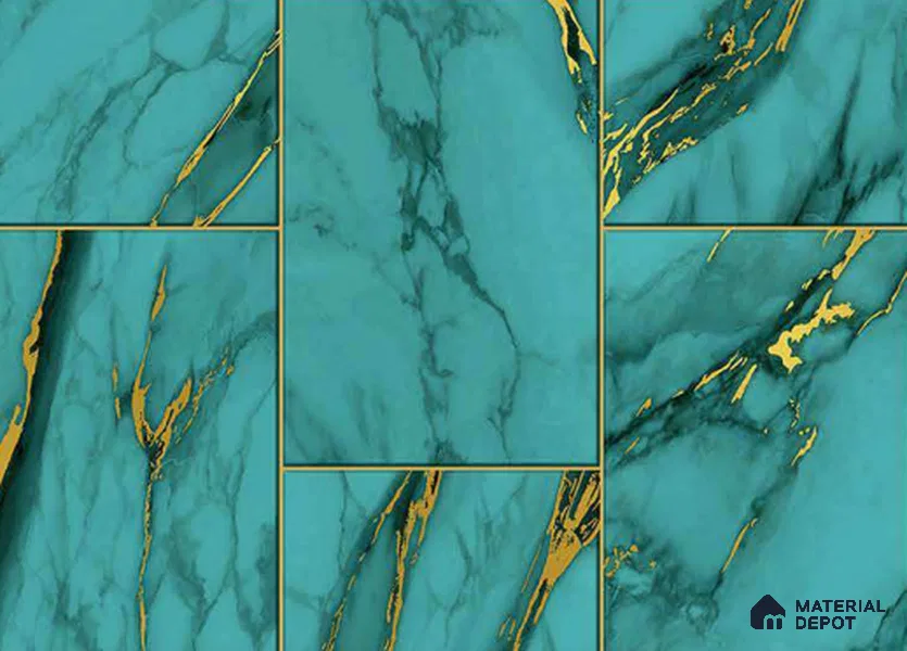 FE503-5 | 10 Meter x 21 Inch PVC Marble Look Wallpaper - 57 Sq. Ft. | Minimum 10% wastage during installation