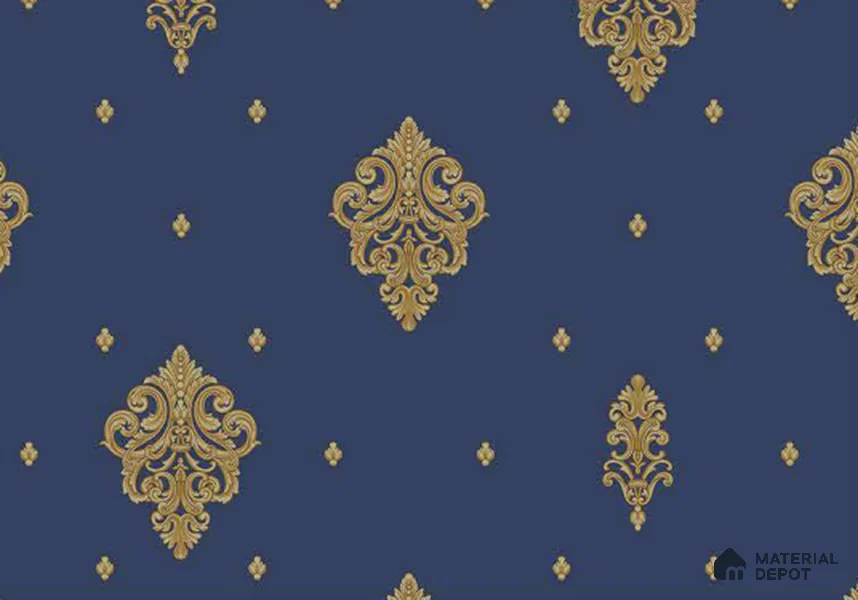 FE507-4 | 10 Meter x 21 Inch PVC Damask Look Wallpaper - 57 Sq. Ft. | Minimum 15% wastage during installation