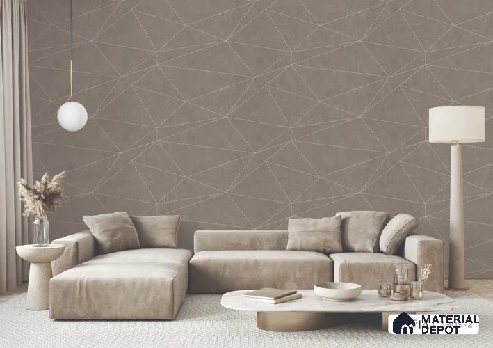 3909-2 | 5 Meter x 42 Inches Geometric Look Wallpaper - 57.41 Sq. Ft. | Minimum 15% wastage during installation