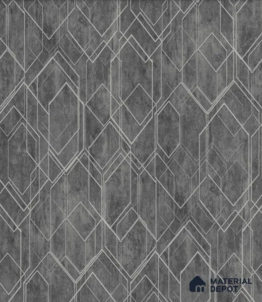 AMBL23403 | 10 Meter x 21 Inches Geometric Look Wallpaper - 57.05 Sq. Ft. | Minimum 15% wastage during installation
