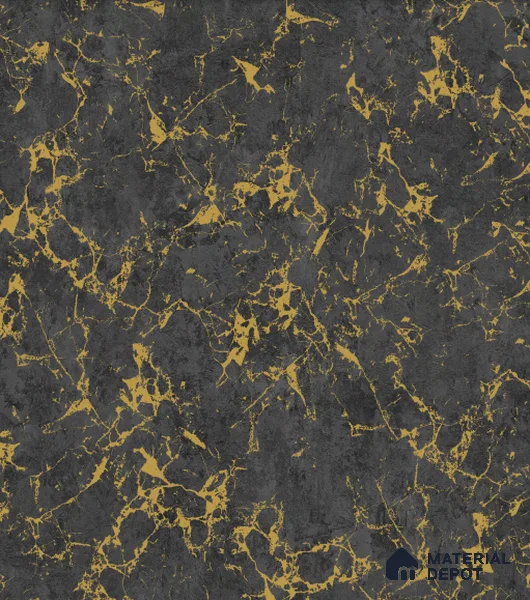 AMBL23402 | Black Vein Marble Textured Wallpaper - 10 Meter x 21 Inches, 57.05 Sq. Ft. (Min. 15% Wastage)