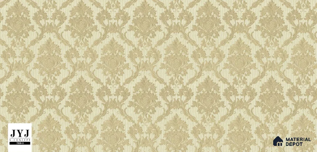 7939-3 | 5 Meter x 42 Inches Damask Look Wallpaper - 57.41 Sq. Ft. | Minimum 15% wastage during installation