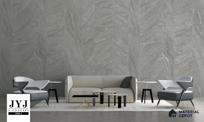 7944-1 | 5 Meter x 42 Inches Marble Look Wallpaper - 57.41 Sq. Ft. | Minimum 10% wastage during installation