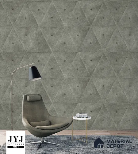 7945-3 | 5 Meter x 42 Inches Geometric Look Wallpaper - 57.41 Sq. Ft. | Minimum 15% wastage during installation