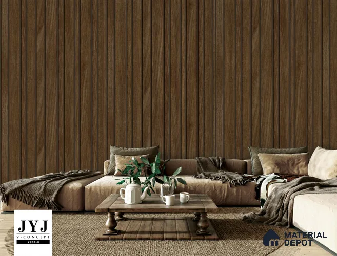 7953-3 | 5 Meter x 42 Inches Wood Look Wallpaper - 57.41 Sq. Ft. | Minimum 15% wastage during installation