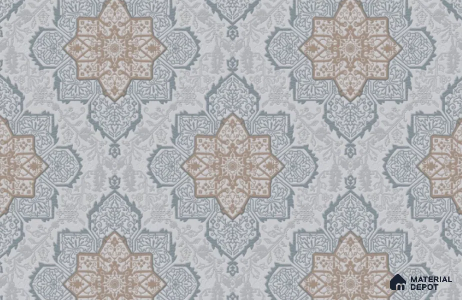 RD2629 | 10 Meter x 21 Inch PVC Patterned Look Wallpaper - 57 Sq. Ft. | Minimum 15% wastage during installation