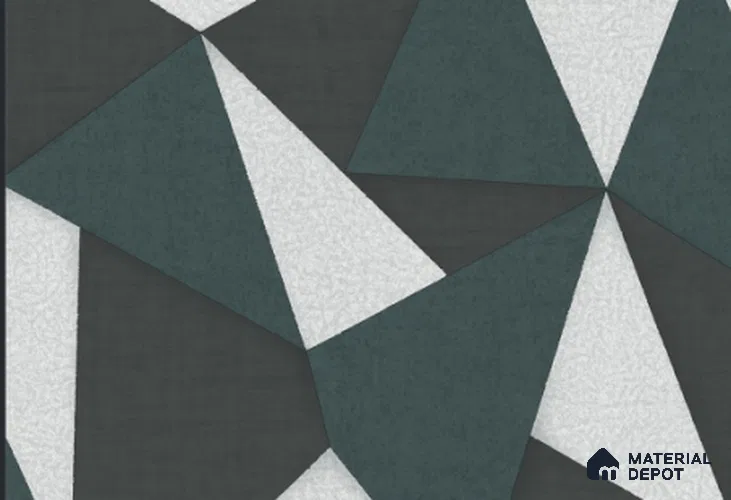 SK7856 | 10 Meter x 21 Inch PVC Geometric Look Wallpaper - 57 Sq. Ft. | Minimum 15% wastage during installation