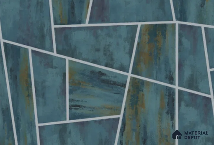 SK7713 | 10 Meter x 21 Inch PVC Geometric Look Wallpaper - 57 Sq. Ft. | Minimum 15% wastage during installation