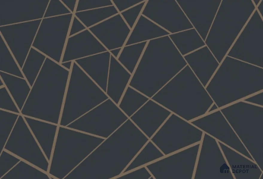 SL3857 | 10 Meter x 21 Inch PVC Geometric Look Wallpaper - 57 Sq. Ft. | Minimum 15% wastage during installation