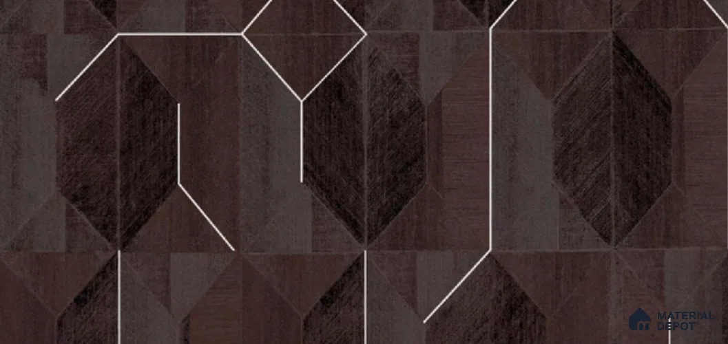 10164 | 10 Meter x 21 Inch Non Woven Geometric Look Wallpaper - 57 Sq. Ft. | Minimum 15% wastage during installation