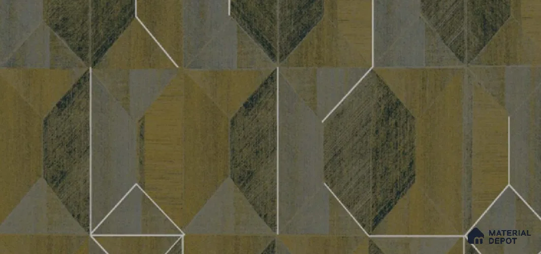 10163 | 10 Meter x 21 Inch Non Woven Geometric Look Wallpaper - 57 Sq. Ft. | Minimum 15% wastage during installation
