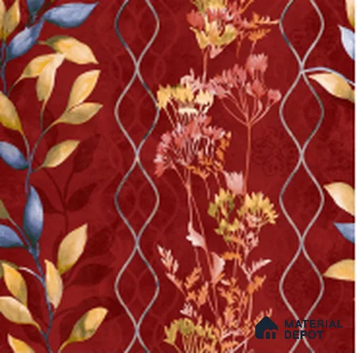WT1006 | 10 Meter x 21 Inch PVC Florals Look Wallpaper - 57 Sq. Ft. | Minimum 15% wastage during installation