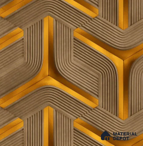 WT0904 | 10 Meter x 21 Inch PVC Patterned Look Wallpaper - 57 Sq. Ft. | Minimum 15% wastage during installation
