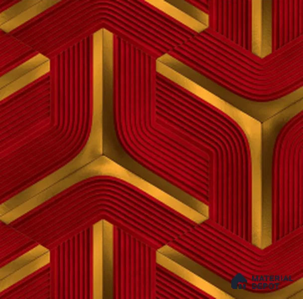 WT0906 | 10 Meter x 21 Inch PVC Patterned Look Wallpaper - 57 Sq. Ft. | Minimum 15% wastage during installation