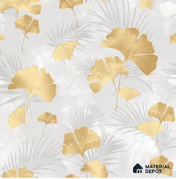 WT1307 | 10 Meter x 21 Inch PVC Florals Look Wallpaper - 57 Sq. Ft. | Minimum 15% wastage during installation