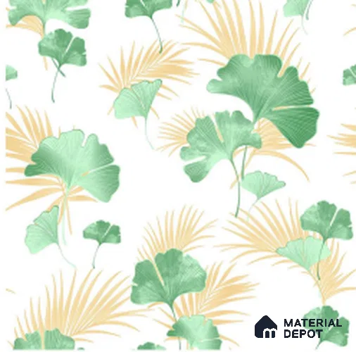 WT1305 | 10 Meter x 21 Inch PVC Florals Look Wallpaper - 57 Sq. Ft. | Minimum 15% wastage during installation