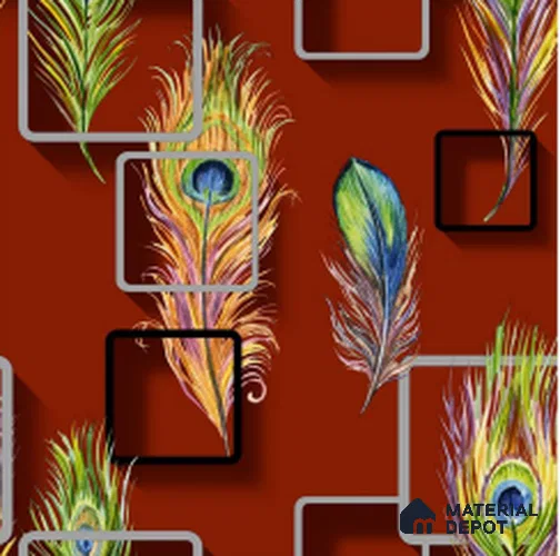 WT1102 | 10 Meter x 21 Inch PVC Patterned Look Wallpaper - 57 Sq. Ft. | Minimum 15% wastage during installation