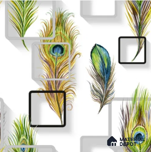 WT1103 | 10 Meter x 21 Inch PVC Patterned Look Wallpaper - 57 Sq. Ft. | Minimum 15% wastage during installation